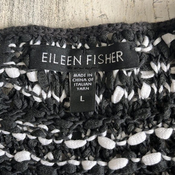 Eileen Fisher Variegated Knit Sweater Size L - Picture 6 of 10